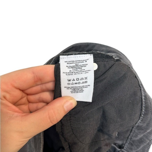 Free People | Ankle Flare Jeans | Charcoal Wash | Size 29 US Women’s - Picture 4 of 6